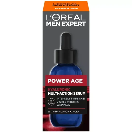 shop L'Oreal Paris Men Expert Power Age Hyaluronic Multi-Action Serum 30 ml af LOreal Paris - online shopping tilbud rabat hos shoppetur.dk