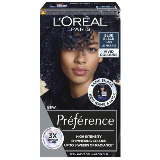 shop L'Oreal Paris Preference Vivid Colors - 1.102 Blue Black af LOreal Paris - online shopping tilbud rabat hos shoppetur.dk