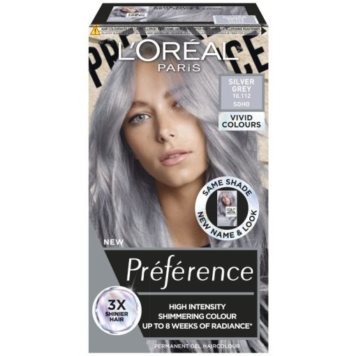 shop L'Oreal Paris Preference Vivid Colors - 10.112 Silver Grey af LOreal Paris - online shopping tilbud rabat hos shoppetur.dk