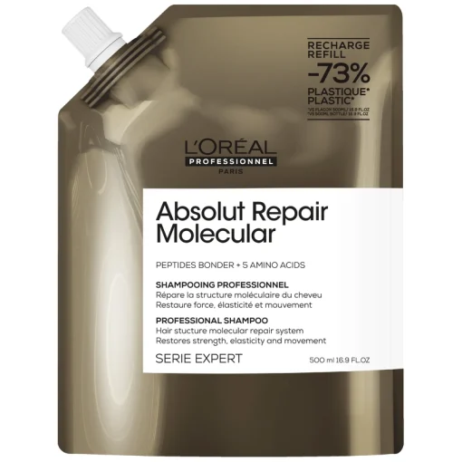 shop L'Oreal Professionnel Absolut Repair Molecular Shampoo Refill 500 ml af LOreal Professionnel - online shopping tilbud rabat hos shoppetur.dk