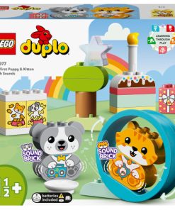 shop LEGO DUPLO Min første hvalp og killing med lyde af lego - online shopping tilbud rabat hos shoppetur.dk