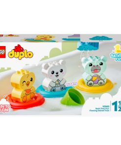 shop LEGO DUPLO Sjov i badet: Flydende dyretog af lego - online shopping tilbud rabat hos shoppetur.dk