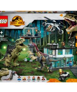 shop LEGO Jurassic World Giganotosaurus og therizinosaurus-angreb af lego - online shopping tilbud rabat hos shoppetur.dk