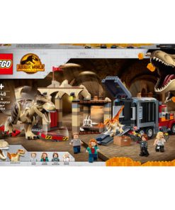 shop LEGO Jurassic World T. rex og atrociraptor på dinosaurflugt af lego - online shopping tilbud rabat hos shoppetur.dk