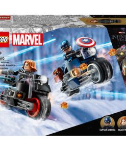 shop LEGO Marvel Black Widow og Captain Americas motorcykler af lego - online shopping tilbud rabat hos shoppetur.dk