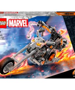 shop LEGO Marvel Ghost Rider kamprobot og motorcykel af lego - online shopping tilbud rabat hos shoppetur.dk