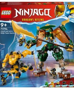 shop LEGO Ninjago Lloyd og Arins ninjateam-mechs af lego - online shopping tilbud rabat hos shoppetur.dk