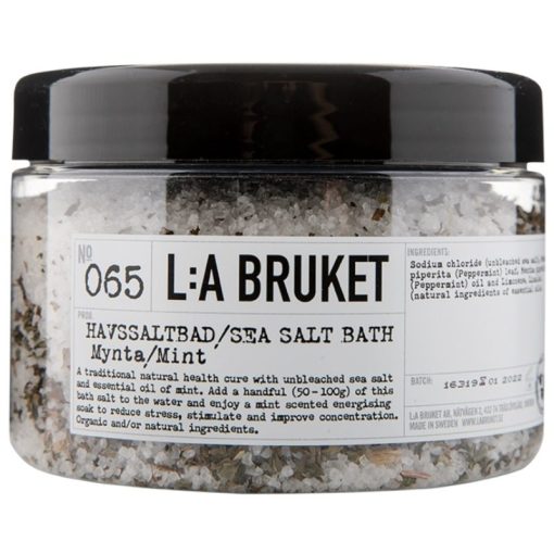 shop L:a Bruket 065 Sea Salt Bath Mint 450 gr. af La Bruket - online shopping tilbud rabat hos shoppetur.dk