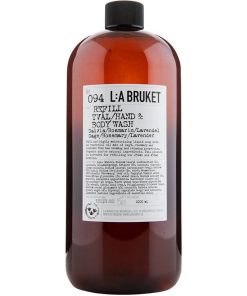 shop L:a Bruket 094 Hand & Body Wash Refill 1000 ml - Sage/Rosemary/Lavender af La Bruket - online shopping tilbud rabat hos shoppetur.dk