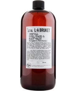 shop L:a Bruket 104 Hand & Body Wash Refill 1000 ml - Bergamot/Patchouli af La Bruket - online shopping tilbud rabat hos shoppetur.dk