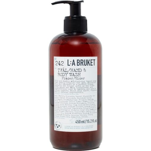 shop L:a Bruket 242 Hand & Body Wash 450 ml - Elder af La Bruket - online shopping tilbud rabat hos shoppetur.dk