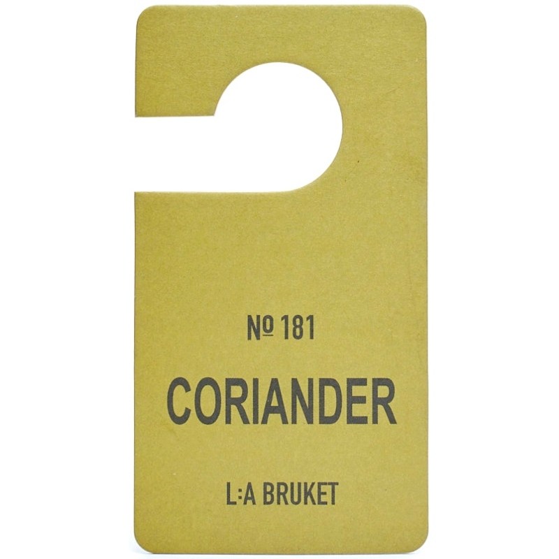 shop L:a Bruket 247 Fragrance Tag - Coriander af La Bruket - online shopping tilbud rabat hos shoppetur.dk