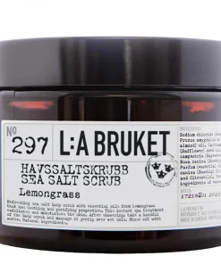 shop L:a Bruket 297 Sea Salt Scrub Lemongrass 420 gr. af La Bruket - online shopping tilbud rabat hos shoppetur.dk