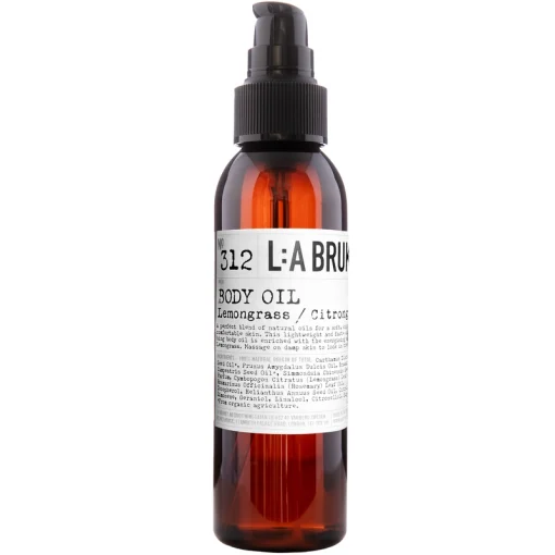 shop L:a Bruket 312 Body Oil Lemongrass 120 ml af La Bruket - online shopping tilbud rabat hos shoppetur.dk