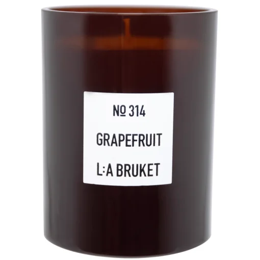 shop L:a Bruket 314 Candle Grapefruit 260 gr. af La Bruket - online shopping tilbud rabat hos shoppetur.dk