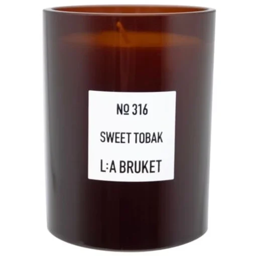 shop L:a Bruket 316 Candles Sweet Tobak 260 gr. af La Bruket - online shopping tilbud rabat hos shoppetur.dk