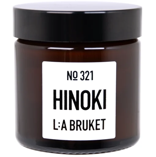 shop L:a Bruket 321 Home Candle Hinoki 50 gr. af La Bruket - online shopping tilbud rabat hos shoppetur.dk