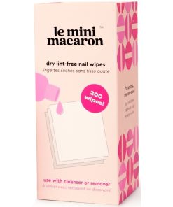 shop Le Mini Macaron Dry Lint-Free Nail Wipes 200 Pieces af Le Mini Macaron - online shopping tilbud rabat hos shoppetur.dk