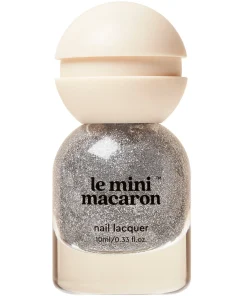 shop Le Mini Macaron Le Sweet Nail Polish 10 ml - Silver Disco af Le Mini Macaron - online shopping tilbud rabat hos shoppetur.dk