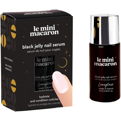 shop Le Mini Macaron Lunegloss Black Jelly Nail Serum 14 ml af Le Mini Macaron - online shopping tilbud rabat hos shoppetur.dk