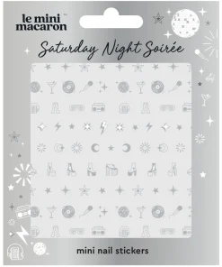 shop Le Mini Macaron Mini Nail Art Stickers - Saturday Night Soiree af Le Mini Macaron - online shopping tilbud rabat hos shoppetur.dk