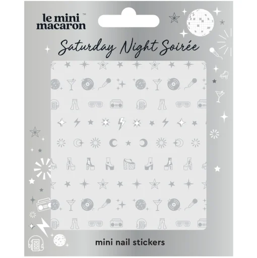 shop Le Mini Macaron Mini Nail Art Stickers - Saturday Night Soiree af Le Mini Macaron - online shopping tilbud rabat hos shoppetur.dk