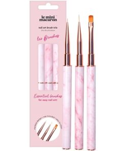 shop Le Mini Macaron Nail Art Brush Trio - Les Brushes af Le Mini Macaron - online shopping tilbud rabat hos shoppetur.dk