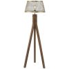 shop Leuchten Direkt gulvlampe - Frederik - Messing/træ af leuchten-direkt - online shopping tilbud rabat hos shoppetur.dk