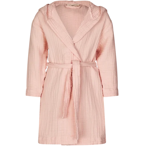 shop Lille Kanin Bathrobe Muslin 1-2 Years - Rose Smoke af Lille Kanin - online shopping tilbud rabat hos shoppetur.dk