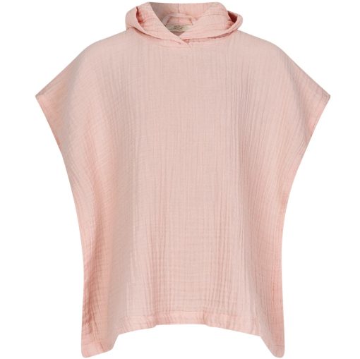 shop Lille Kanin Poncho Muslin 3-6 Years - Rose Smoke af Lille Kanin - online shopping tilbud rabat hos shoppetur.dk