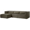 shop Living & more 3 pers. modulsofa med chaiselong - Karl - Grøn af living-og-more - online shopping tilbud rabat hos shoppetur.dk