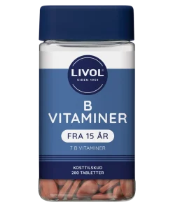 shop Livol B-vitamin 280 Pieces af Livol - online shopping tilbud rabat hos shoppetur.dk