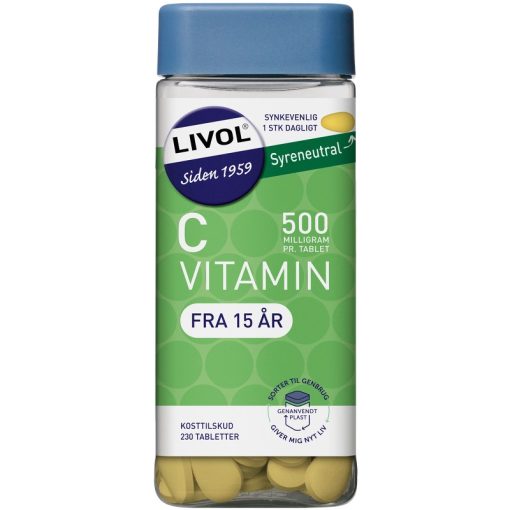 shop Livol C-vitamin 230 Pieces af Livol - online shopping tilbud rabat hos shoppetur.dk