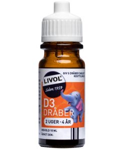 shop Livol D3 Dråber 2 Uger - 4 År 10 ml af Livol - online shopping tilbud rabat hos shoppetur.dk