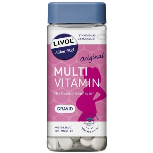 shop Livol Multivitamin Gravid 150 Pieces af Livol - online shopping tilbud rabat hos shoppetur.dk