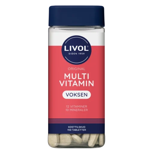 shop Livol Multivitamin Voksen 150 Pieces af Livol - online shopping tilbud rabat hos shoppetur.dk