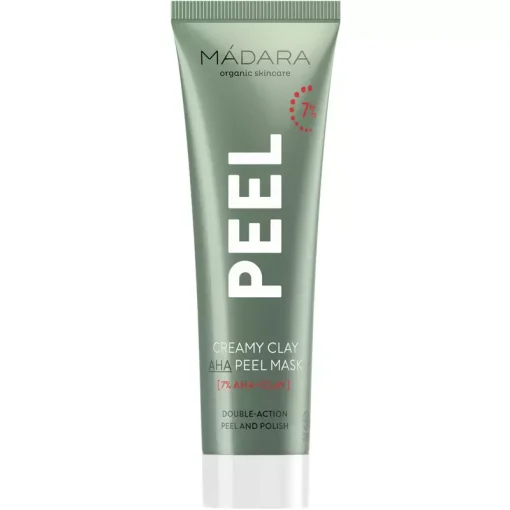 shop MADARA PEEL Creamy Clay AHA Peel Mask 60 ml af MADARA - online shopping tilbud rabat hos shoppetur.dk