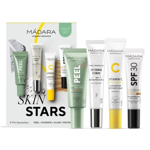 shop MADARA Skin Stars 4 Mini Bestsellers set af MADARA - online shopping tilbud rabat hos shoppetur.dk