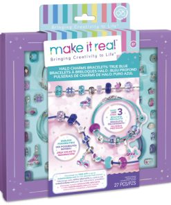 shop Make It Real DIY smykker - Halo Charms Bracelets - True Blue af make-it-real - online shopping tilbud rabat hos shoppetur.dk