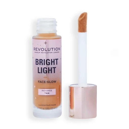 shop Makeup Revolution Bright Light Face Glow 23 ml - Radiance Tan af Makeup Revolution - online shopping tilbud rabat hos shoppetur.dk