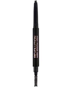 shop Makeup Revolution Duo Brow Pencil - Dark Brown af Makeup Revolution - online shopping tilbud rabat hos shoppetur.dk