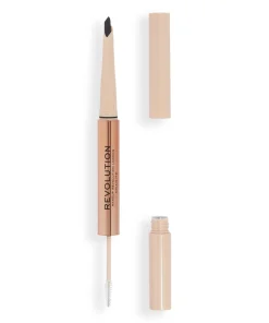 shop Makeup Revolution Fluffy Brow Filter Duo 1 ml - Granite af Makeup Revolution - online shopping tilbud rabat hos shoppetur.dk