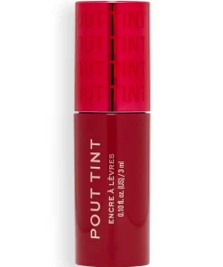 shop Makeup Revolution Pout Tint 3 ml - Sizzlin Red af Makeup Revolution - online shopping tilbud rabat hos shoppetur.dk