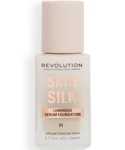 shop Makeup Revolution Skin Silk Serum Foundation 23 ml - F1 af Makeup Revolution - online shopping tilbud rabat hos shoppetur.dk