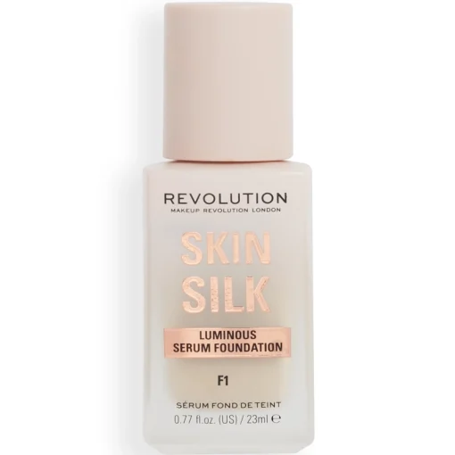 shop Makeup Revolution Skin Silk Serum Foundation 23 ml - F1 af Makeup Revolution - online shopping tilbud rabat hos shoppetur.dk