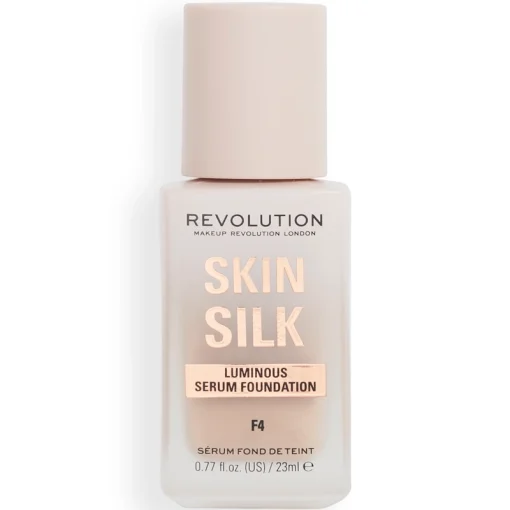 shop Makeup Revolution Skin Silk Serum Foundation 23 ml - F4 af Makeup Revolution - online shopping tilbud rabat hos shoppetur.dk