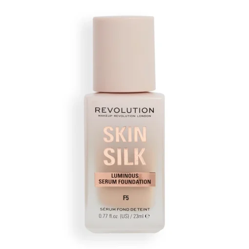 shop Makeup Revolution Skin Silk Serum Foundation 23 ml - F5 af Makeup Revolution - online shopping tilbud rabat hos shoppetur.dk