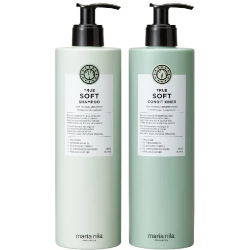 shop Maria Nila True Soft Duo Shampoo & Conditioner 500 ml (Limited Edition) af Maria Nila - online shopping tilbud rabat hos shoppetur.dk