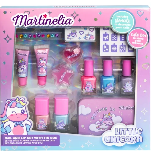 shop Martinelia Little Unicorn Nails & Lips Set With Tin Box af Martinelia - online shopping tilbud rabat hos shoppetur.dk