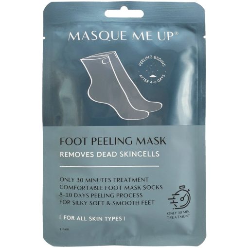 shop Masque Me Up Foot Peeling Mask 1 Pair af Masque Me Up - online shopping tilbud rabat hos shoppetur.dk